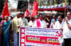 CPI(M) against land ordinance - protest